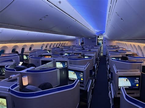 United Business Class 787.